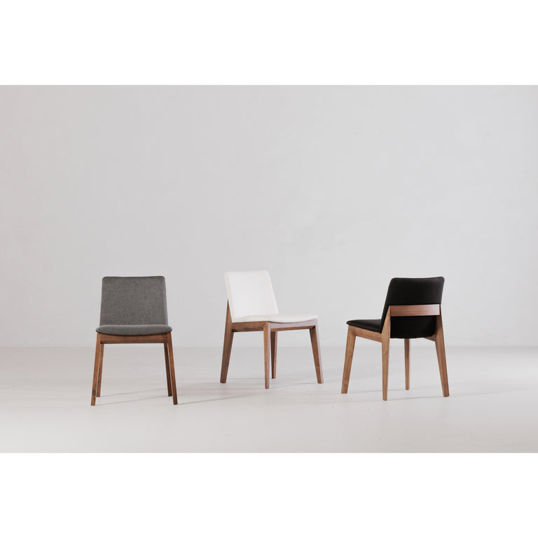 DECO DINING CHAIR BLACK- SET OF TWO
