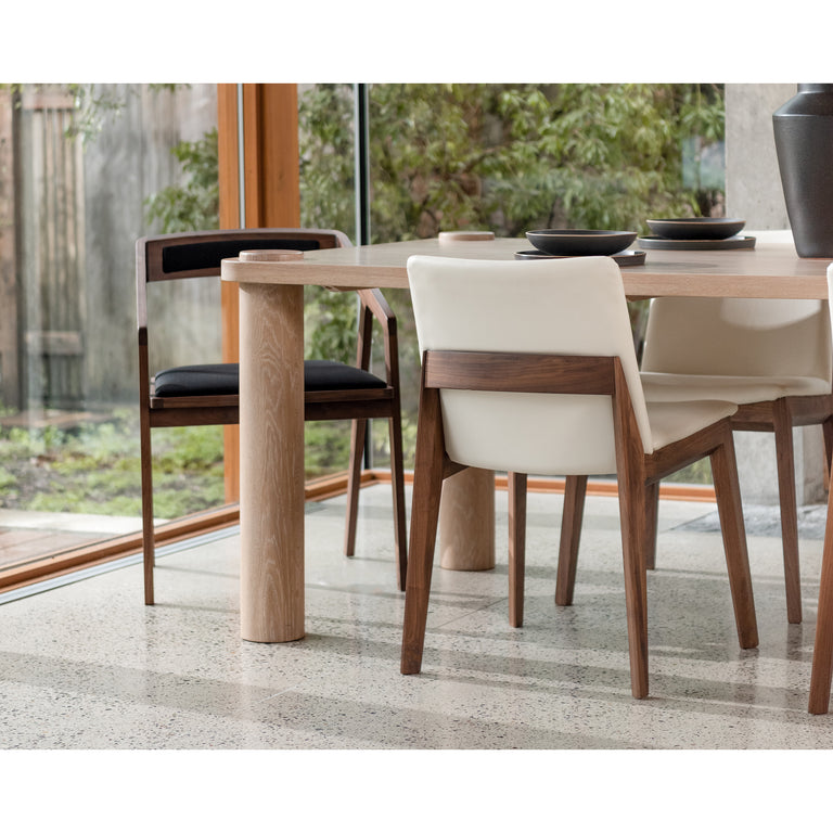 DECO DINING CHAIR BLACK- SET OF TWO