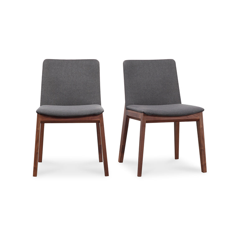 DECO DINING CHAIR BLACK- SET OF TWO