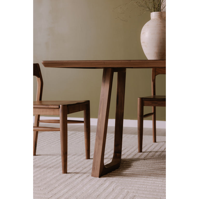 SILAS DINING TABLE BLACK ASH