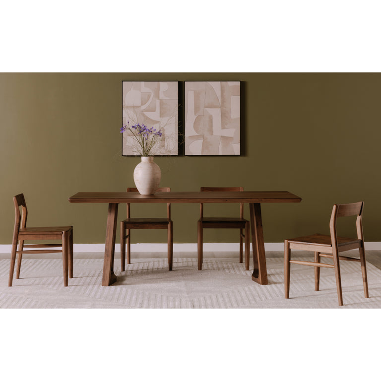 SILAS DINING TABLE BLACK ASH
