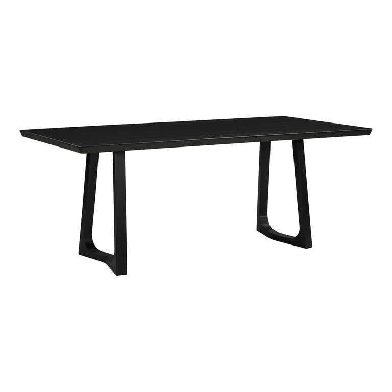 SILAS DINING TABLE BLACK ASH