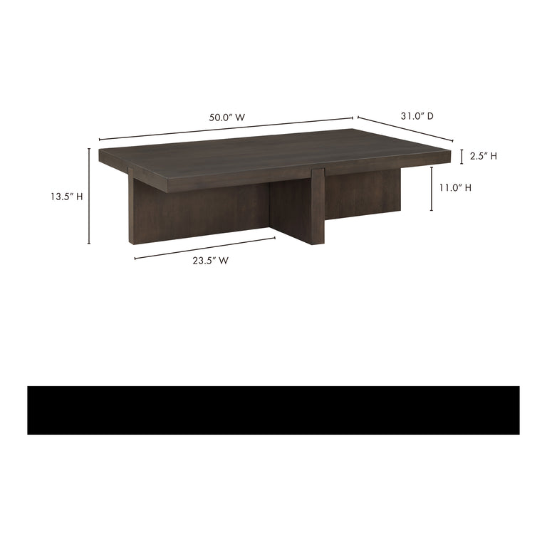 FOLKE COFFEE TABLE WALNUT