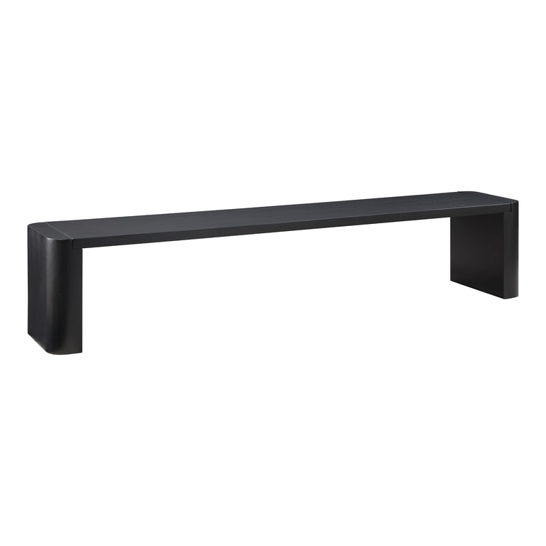 POST LARGE DINING BENCH BLACK