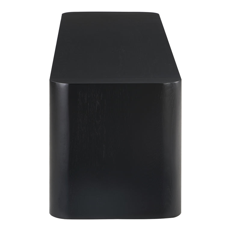 POST LARGE DINING BENCH BLACK