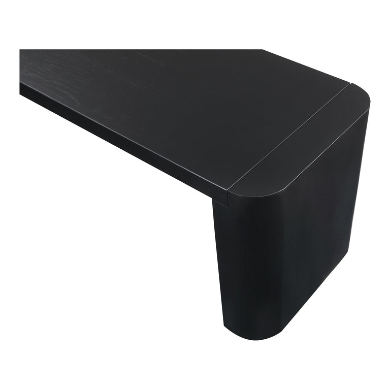 POST LARGE DINING BENCH BLACK