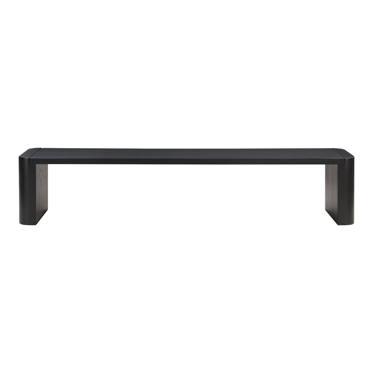 POST LARGE DINING BENCH BLACK