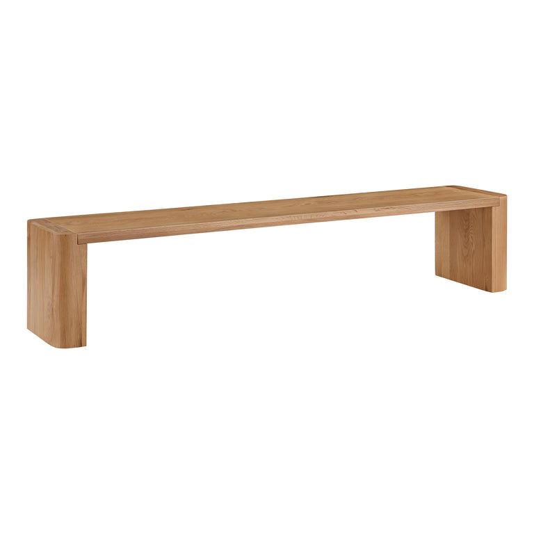 POST LARGE DINING BENCH BLACK