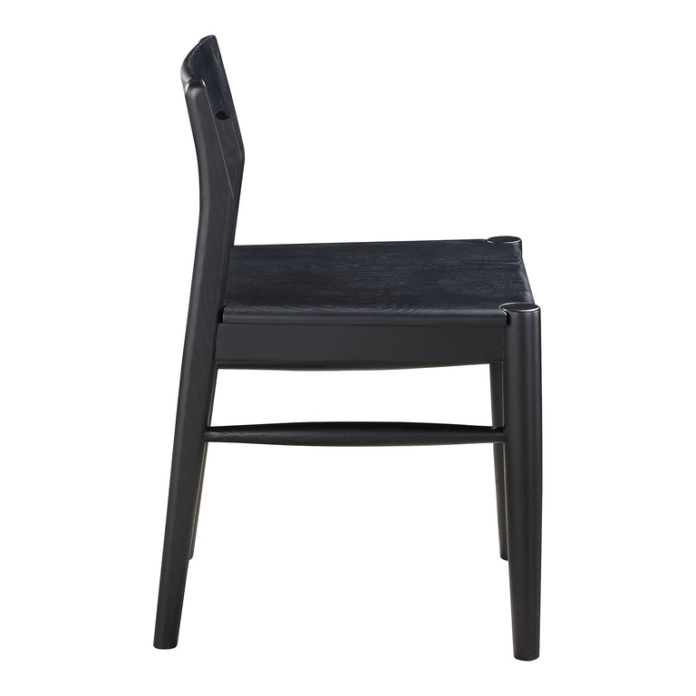 OWING DINING CHAIR BLACK - SET OF TWO