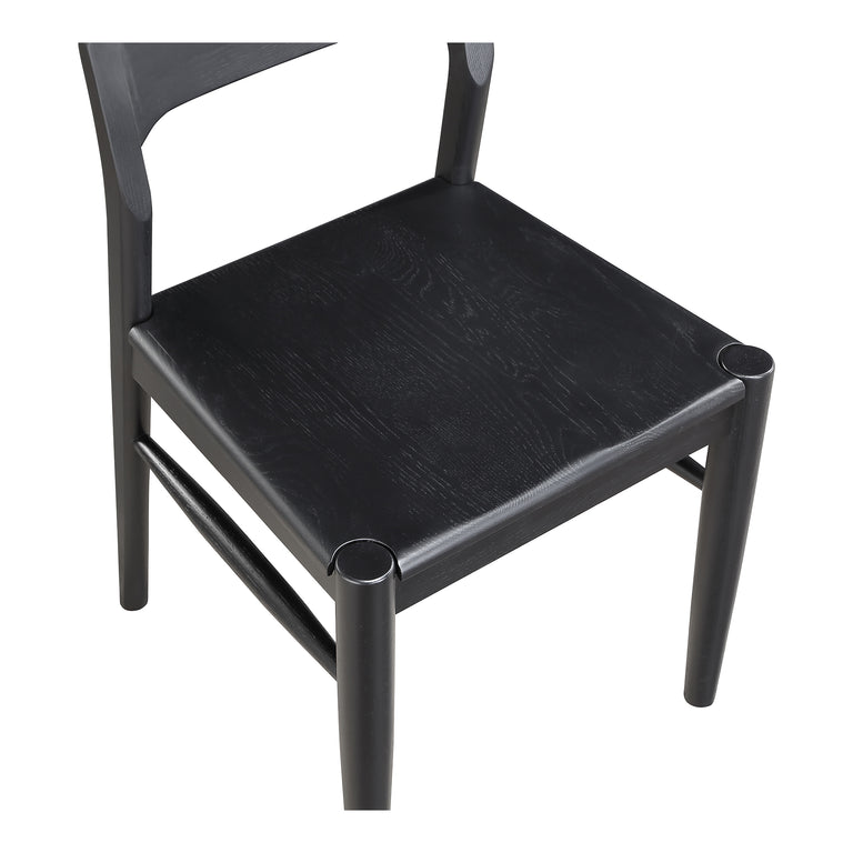 OWING DINING CHAIR BLACK - SET OF TWO