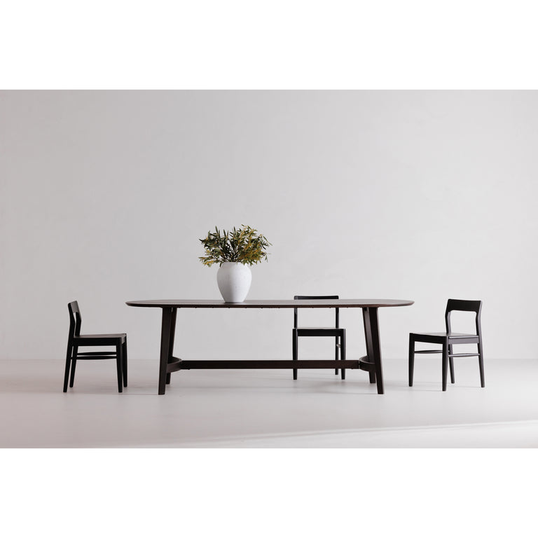 OWING DINING CHAIR BLACK - SET OF TWO