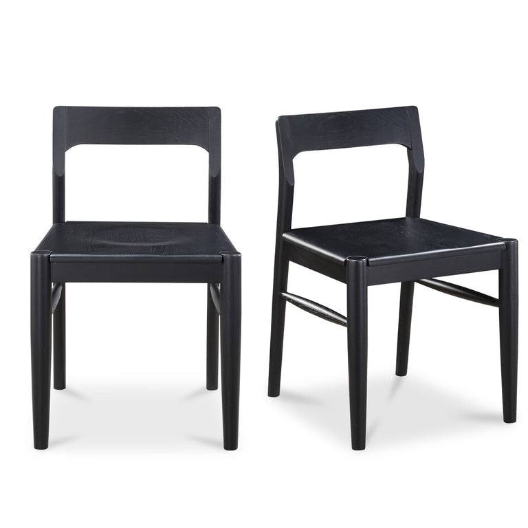 OWING DINING CHAIR BLACK - SET OF TWO