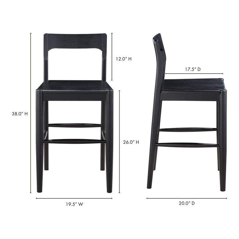 OWING COUNTER STOOL BLACK