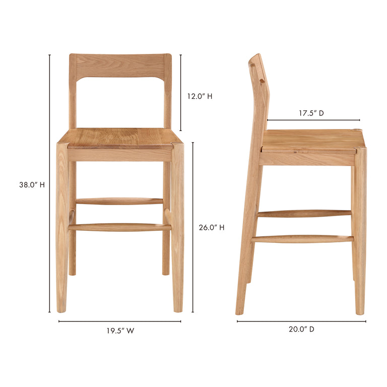 OWING COUNTER STOOL BLACK