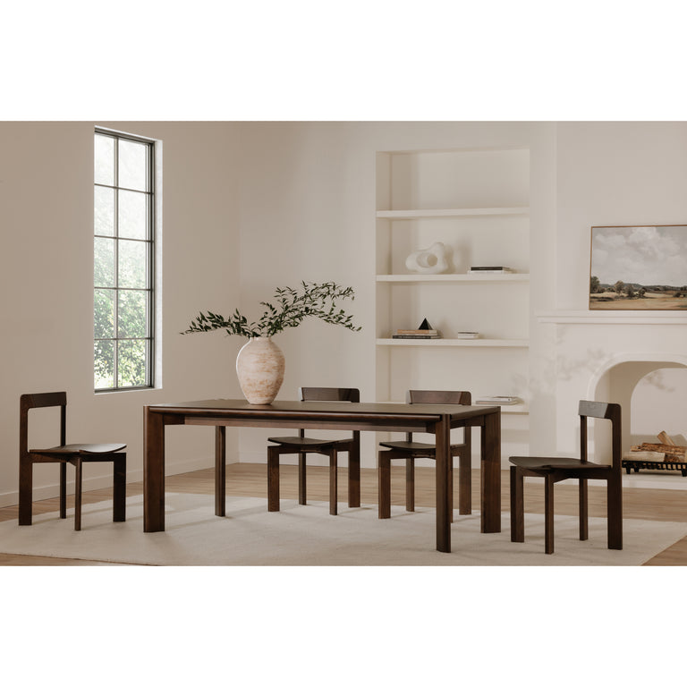 DAIFUKU DINING CHAIR BROWN Ã¢â‚¬â€œ SET OF TWO