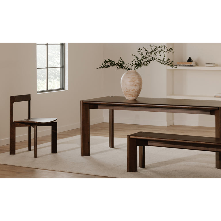 DAIFUKU LARGE DINING TABLE BRUSHED NATURAL OAK