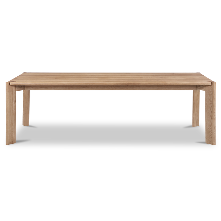 DAIFUKU LARGE DINING TABLE BRUSHED NATURAL OAK