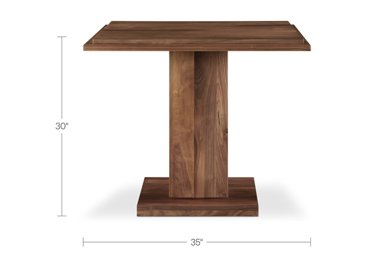 MAY CAFE TABLE WALNUT