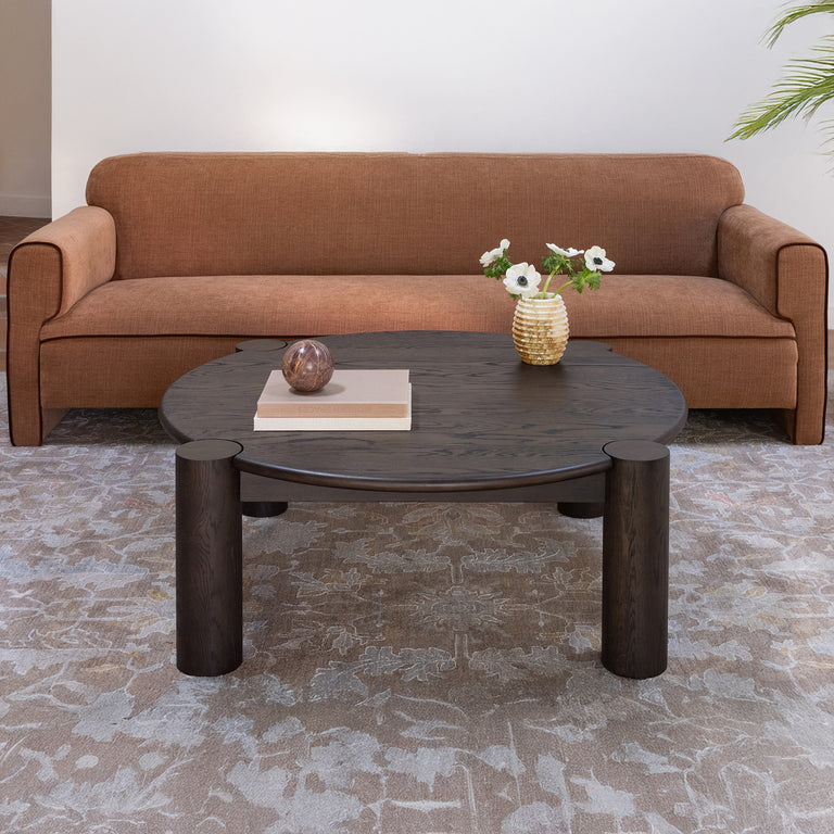 JACK COFFEE TABLE BRUSHED DARK BROWN