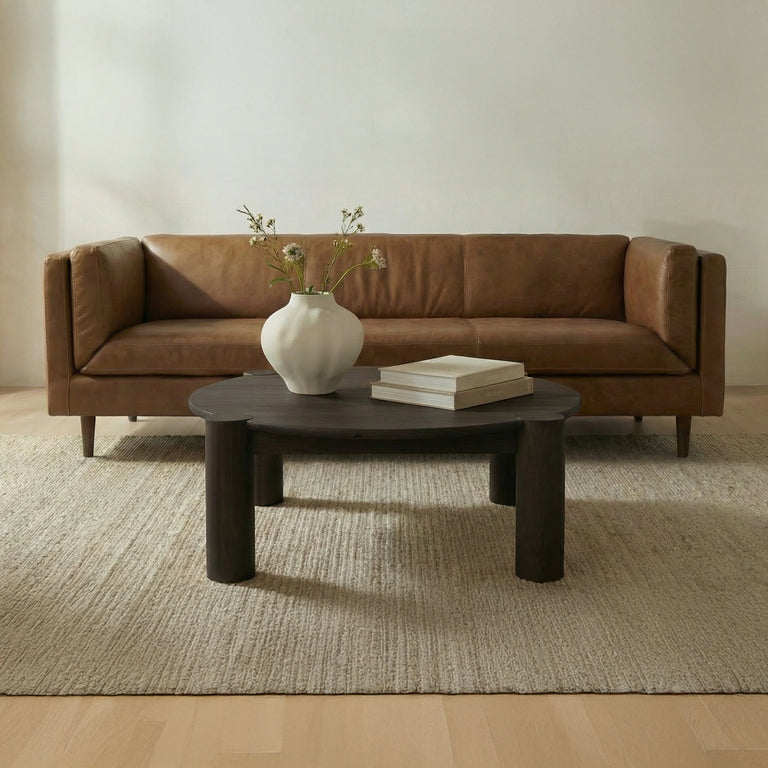 JACK COFFEE TABLE BRUSHED DARK BROWN