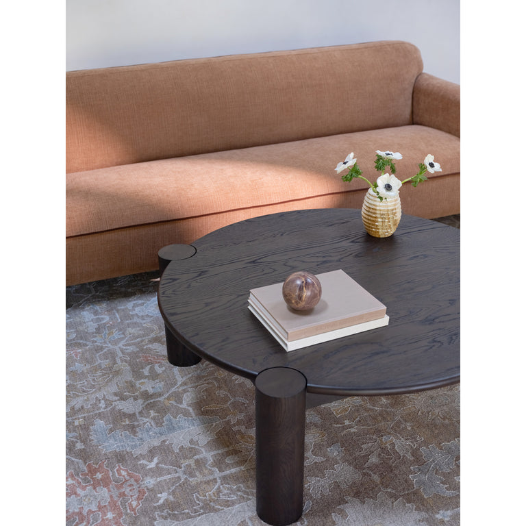JACK COFFEE TABLE BRUSHED DARK BROWN