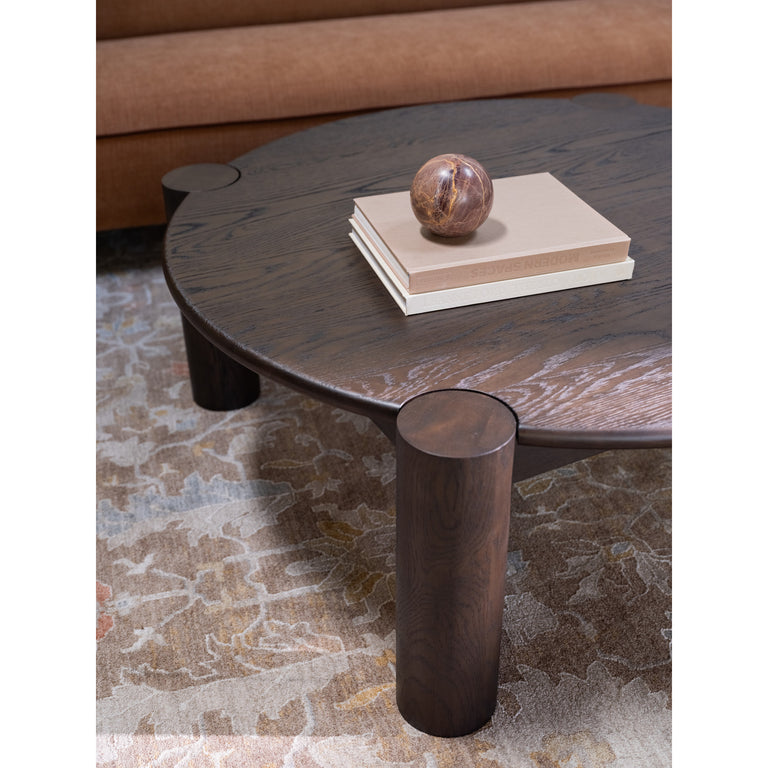 JACK COFFEE TABLE BRUSHED DARK BROWN