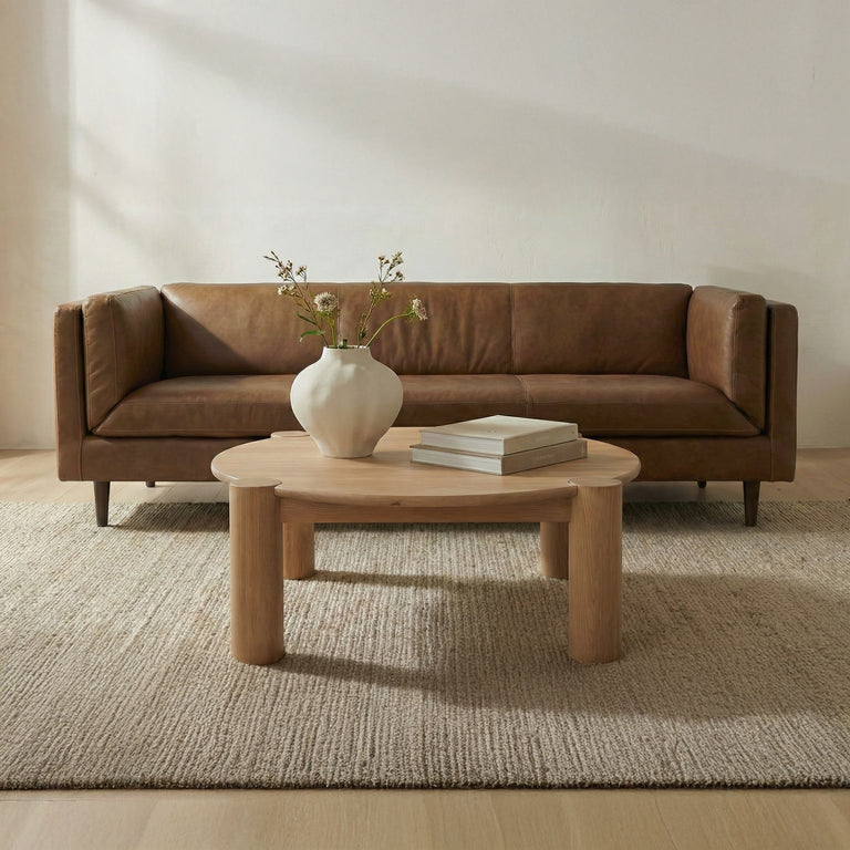 JACK COFFEE TABLE BRUSHED DARK BROWN