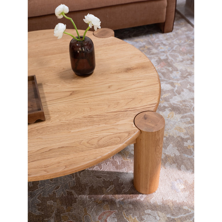 JACK COFFEE TABLE BRUSHED DARK BROWN