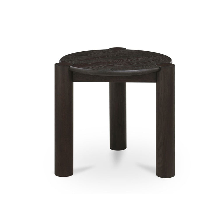 JACK SIDE TABLE BRUSHED DARK BROWN
