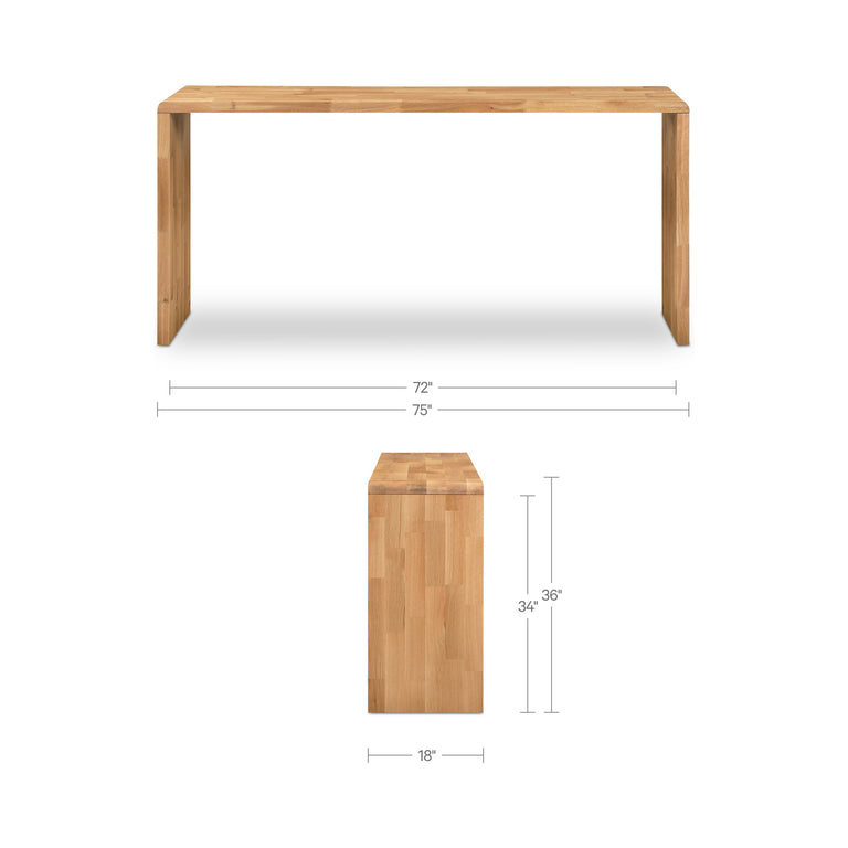 CARRIE COUNTER TABLE NATURAL