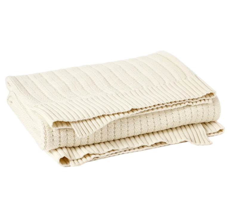 CASA LOMA ORGANIC KNIT THROW | BEDDING
