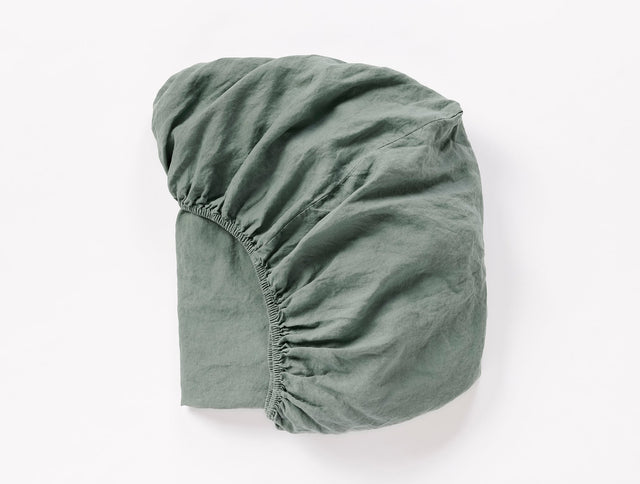 ORGANIC RELAXED LINEN FITTED SHEET | BEDDING