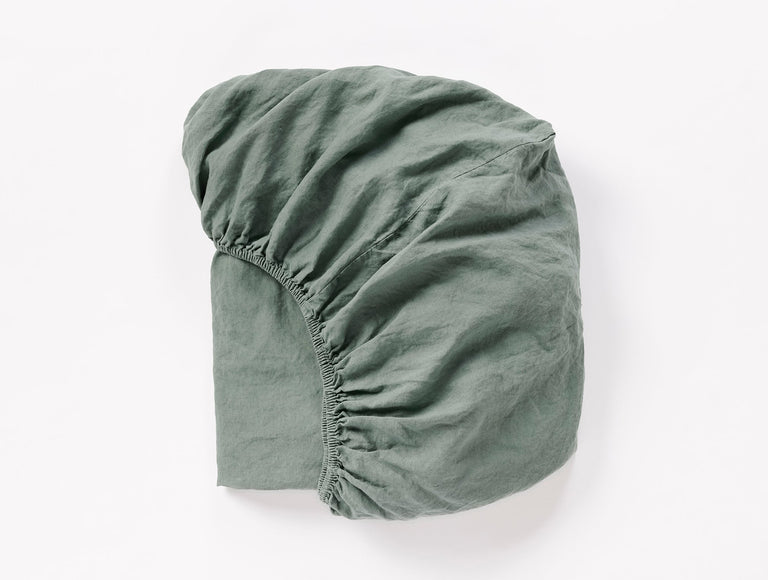 ORGANIC RELAXED LINEN FITTED SHEET | BEDDING