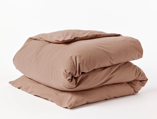 CLOUD BRUSHED™ ORGANIC FLANNEL DUVET COVER | BEDDING