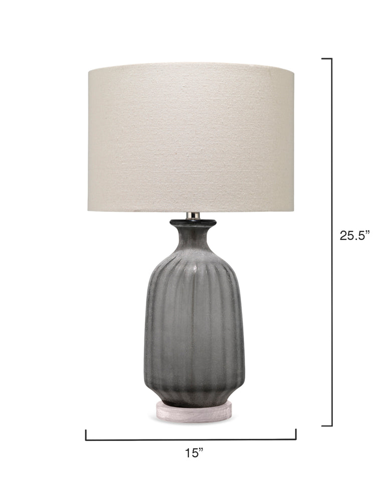 FROSTED GLASS TABLE LAMP