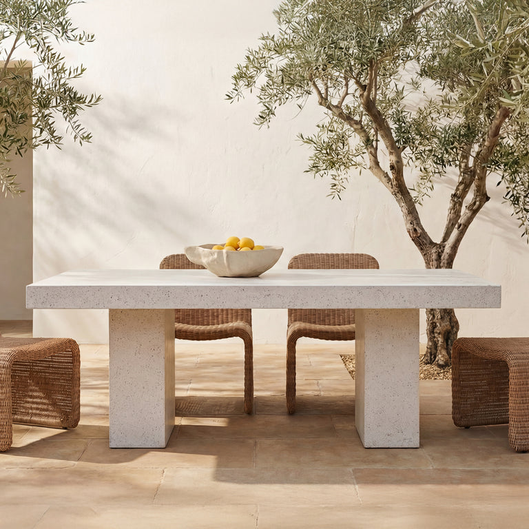 ANTONIUS OUTDOOR DINING TABLE GREY