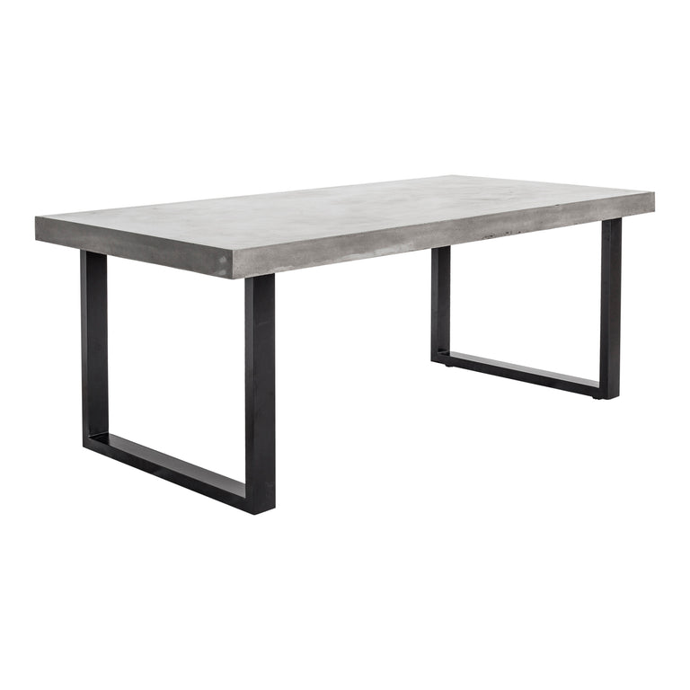 JEDRIK LARGE OUTDOOR DINING TABLE GREY