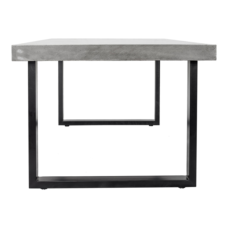 JEDRIK LARGE OUTDOOR DINING TABLE GREY
