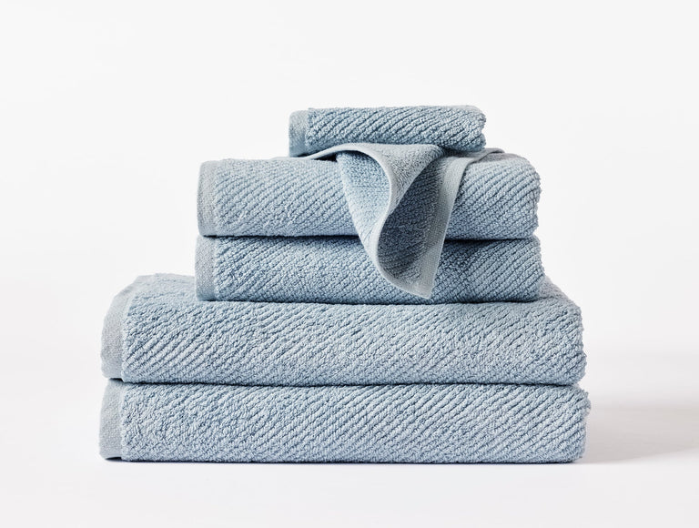 AIR WEIGHT® ORGANIC TOWELS - SET OF 6 | BATH TOWELS
