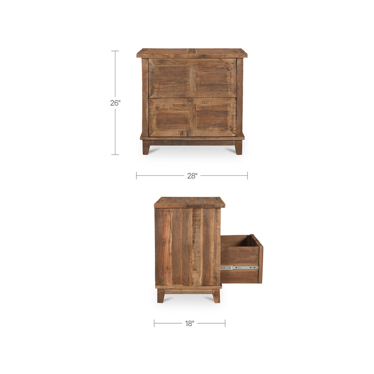 AUGUSTA NIGHTSTAND BROWN