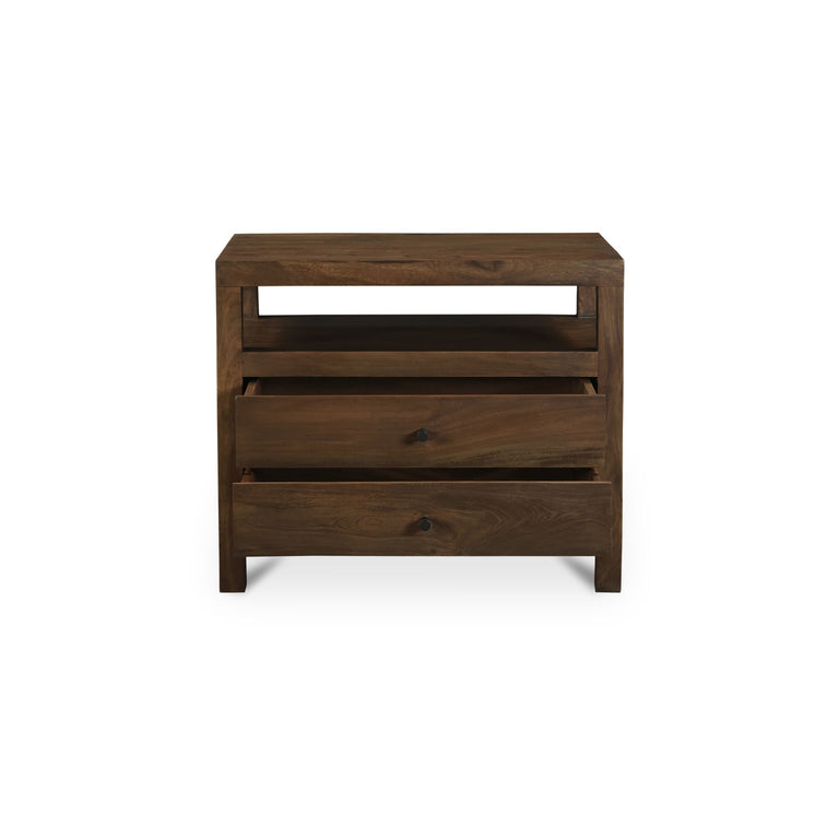 WINDSOR NIGHTSTAND DARK BROWN