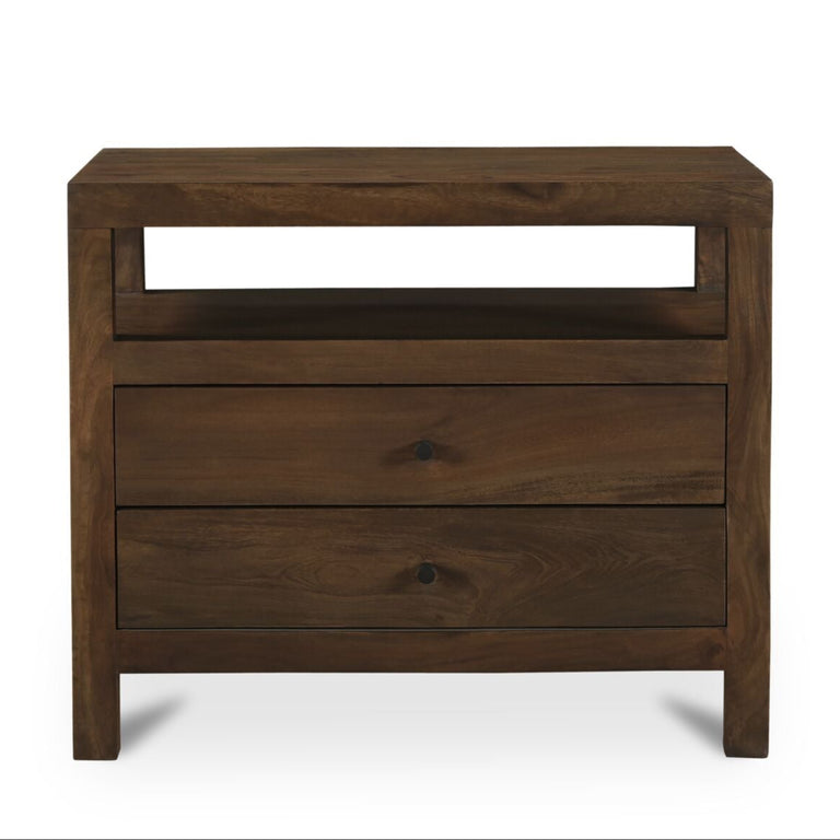 WINDSOR NIGHTSTAND DARK BROWN