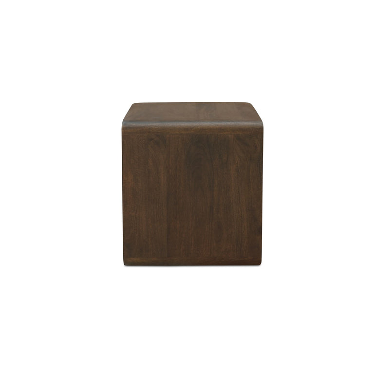 CARRIE SIDE TABLE DARK BROWN