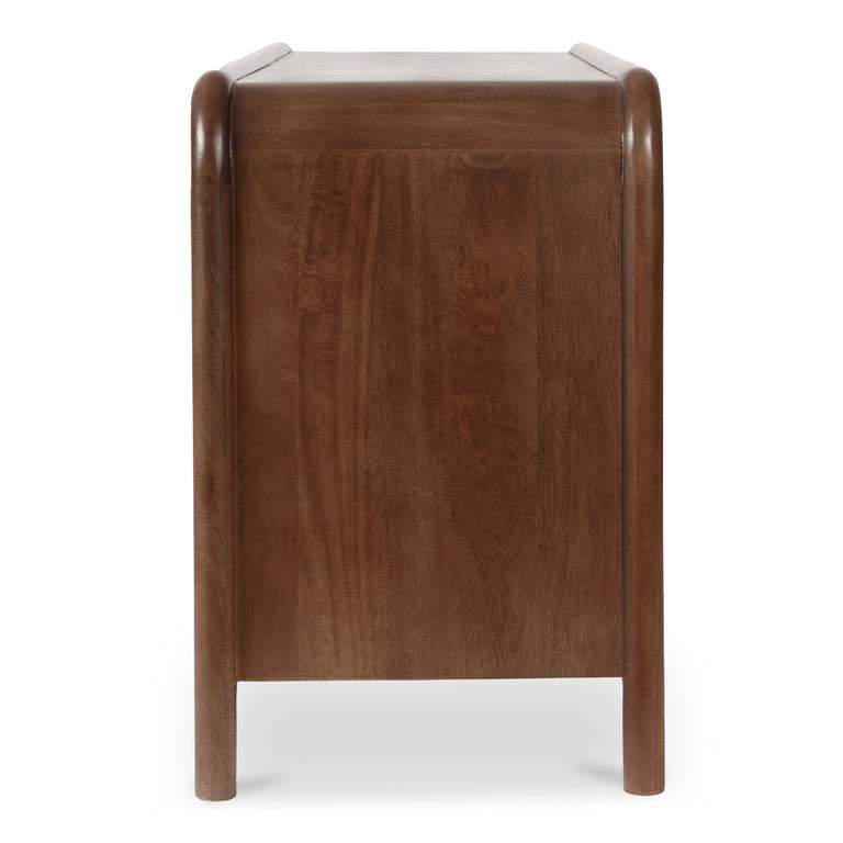 RYE 6 DRAWER DRESSER WARM BROWN