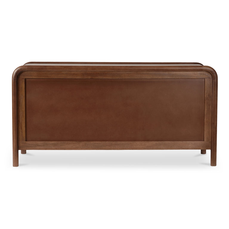 RYE 6 DRAWER DRESSER WARM BROWN