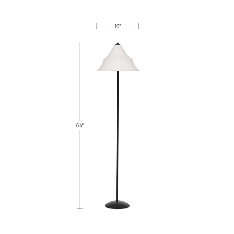 CORRINA FLOOR  LAMP WHITE