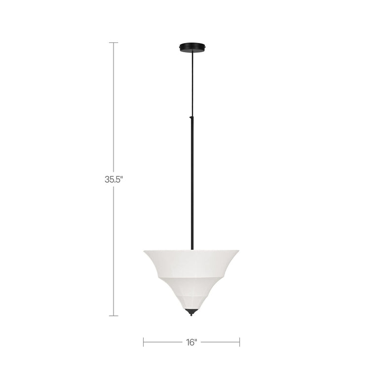 CORRINA PENDANT LAMP LARGE WHITE