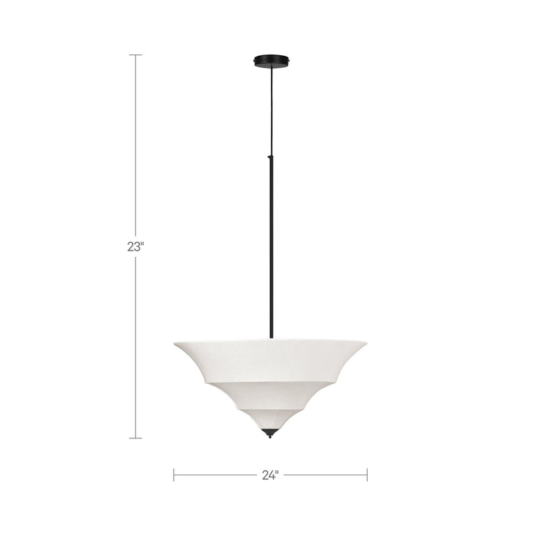 CORRINA PENDANT LAMP LARGE WHITE