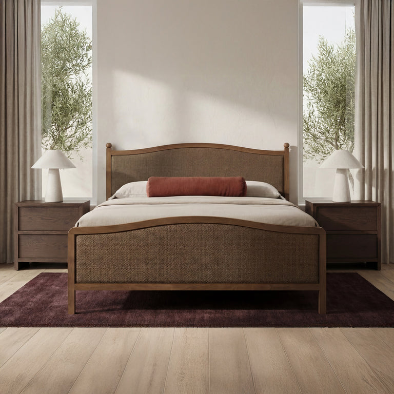 EVE KING BED BROWN