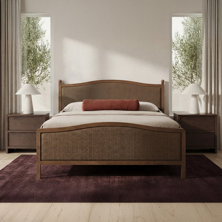 EVE KING BED BROWN